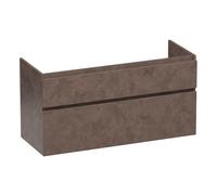 BRAUER Delight meuble sous lavabo - 120x46x60cm - 2 tiroirs à fermeture douce - sans poignée - 1 découpe pour le siphon - Érosion OK-DL120-1ER