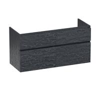 BRAUER Delight meuble sous lavabo - 120x46x60cm - 4 tiroirs à fermeture douce - sans poignée - 2 découpes pour siphon - Damas OK-DL120-4DA