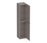 BRAUER Elevate armoire haute 160 sans poignées de pose avec 2 portes à ouverture gauche ou droite Gris Bois HK-EL160TG