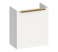 BRAUER Elevate meuble lave-mains 40 sans manette avec 1 porte ouvrant vers la gauche mat blanc FO-EL40LMW