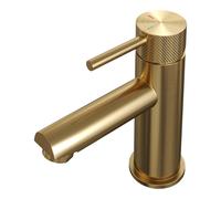 Brauer Gold carving Mitigeur de lavabo sur plage - bas - modèle a - PVD - or brossé 5-GG-001-HD6
