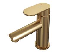 Brauer Gold - Édition Ensemble de robinet mélangeur à poser - bas - modèle C - PVD - or brossé 5-GG-001-HD3