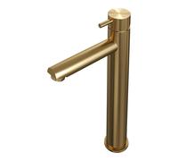 Brauer Gold - Édition Ensemble de robinet mélangeur à poser - haut - modèle b - PVD - or brossé 5-GG-002-HD5