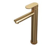 Brauer Gold - Édition Ensemble de robinet mélangeur à poser - haut - modèle C - PVD - or brossé 5-GG-002-HD3