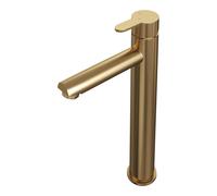 Brauer Gold - Édition Ensemble de robinet mélangeur à poser - haut - modèle d - PVD - or brossé 5-GG-002-HD4