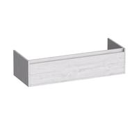 BRAUER Hope meuble sous-lavabo - 119x30x45.5cm - 2 tiroirs avec softclose - sans poignées - 2 découpes pour siphon - Forest Seashell OK-HP120-2FS