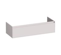 BRAUER Hope meuble sous-lavabo - 119x30x45.5cm - 2 tiroirs softclose - sans poignée - 2 découpes pour siphon - sable mat OK-HP120-2MS