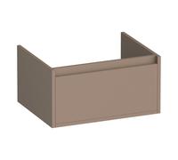 BRAUER Hope meuble sous lavabo - 59x30x45.5cm - 1 tiroir softclose sans poignée - 1 découpe pour le siphon - moka mat OK-HP60MM
