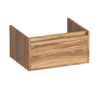 BRAUER Hope meuble sous lavabo - 59x30x45.5cm - 1 tiroir softclose sans poignée - 1 découpe pour le siphon - Honey OK-HP60HO