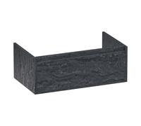 BRAUER Hope meuble sous lavabo - 80x30x45.5cm - 1 tiroir softclose sans poignée - 1 découpe pour le siphon - Damas OK-HP80DA