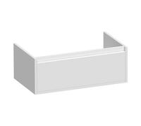 BRAUER Hope meuble sous-lavabo - 80x30x45,5cm - 1 tiroir softclose sans poignée - 1 découpe pour siphon - blanc mat OK-HP80MW