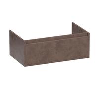 BRAUER Hope meuble sous-lavabo - 80x30x45.5cm - 1 tiroir softclose sans poignée - 1 découpe pour siphon - Erosion OK-HP80ER