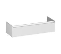 BRAUER Hope Wavy meuble de salle de bains sous lavabo 120 2 tiroirs softclose - sans poignées - 2 découpes pour siphon - blanc mat OK-HPW120-2MW