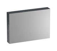 BRAUER Impress armoire de toilette - 100x70x15cm - sans éclairage - 2 portes miroir double face - Damascus SK-IM100DA