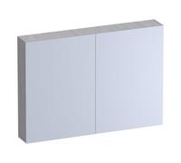 BRAUER Impress Armoire de toilette - 100x70x15cm - sans éclairage - 2 portes miroir double face - Forest Seashell SK-IM100FS