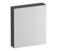 BRAUER Impress armoire de toilette - 60x70x15cm - sans éclairage - avec 1 porte de miroir double face à ouverture à droite - Timber Grey SK-IM60RTG