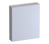BRAUER Impress Armoire de toilette - 60x70x15cm - sans éclairage - avec 1 porte miroir double face à gauche - Forest Seashell SK-IM60LFS