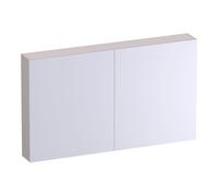 BRAUER Impress armoire de toilette miroir - 120x70x15cm - sans éclairage - 2 portes miroir double face - sable mat SK-IM120MS