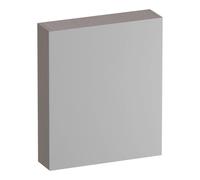 BRAUER Impress Deluxe armoire de toilette - 60x70x15cm - éclairage interne et externe - 1 porte miroir double face à ouverture vers la gauche Timber Greige SK-IMD60LTE