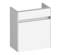 BRAUER Inspire meuble de lavabo pour wc - 40x45x22cm - porte pivotant à gauche - sans poignée - blanc mat FO-IN40LMW