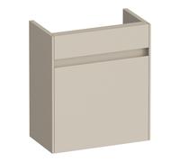 BRAUER Inspire Meuble lave-mains - 40x22x45cm - 1 porte - sans poignée - ouvre vers la gauche - beige mat FO-IN40LMB