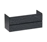 BRAUER Joy Edge meuble sous lavabo 120 2 tiroirs softclose - sans poignée - 1 découpe pour le siphon - Damas OK-JYE120-1DA