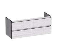 BRAUER Joy Edge meuble sous-lavabo 120 4 tiroirs softclose - sans poignées - 2 découpes pour siphon - Forest Seashell OK-JYE120-4FS