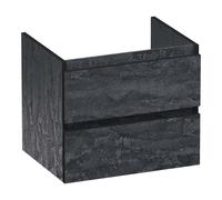 BRAUER Joy Edge meuble sous lavabo 60 2 tiroirs softclose - sans poignée - 1 découpe pour le siphon - Damas OK-JYE60DA