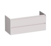 BRAUER Joy meuble sous-lavabo 120 2 tiroirs softclose - sans poignée - 2 découpes pour siphon - sable mat OK-JY120-2MS