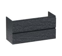 BRAUER Joy meuble sous lavabo peu profond - 100x39x50cm - 2 tiroirs softclose - sans poignée - 1 découpe pour le siphon - Damas OK-JYO100DA