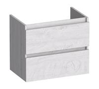 BRAUER Joy meuble sous-lavabo peu profond - 60x39x50cm - 2 tiroirs softclose - sans poignées - 1 découpe pour siphon - Forest Seashell OK-JYO60FS