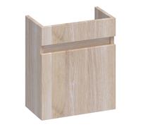 BRAUER Joy Meuble sous lave-mains 39.5x21.5x45cm 1 porte Chêne massif assemblage lamello brossé White Oak FO-JY40LLEW