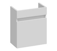 BRAUER Joy Meuble sous lave-mains 39.5x21.5x45cm 1 porte MDF Blanc mat FO-JY40RMW