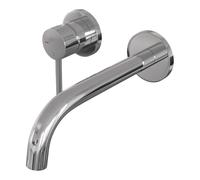 BRAUER Stripe Mitigeur lavabo encastré - bec courbé et rosaces modèle A2 - chrome 5-CE-332