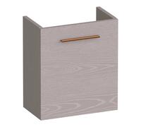 BRAUER Trust meuble lave-mains - 40x45x22cm - excl. manette avec 1 porte à droite Timber Greige FO-TR40RTE