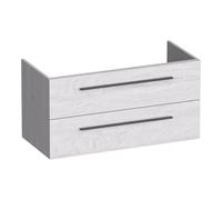 BRAUER Trust meuble sous lavabo 100 excl. poignées à poser 2 tiroirs softclose et 1 découpe pour le siphon - Forest Seashell OK-TR100FS