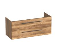 BRAUER Trust meuble sous lavabo 120 excl. poignées à poser 2 tiroirs softclose et 1 découpe pour le siphon - Honey OK-TR120-1HO