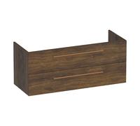 BRAUER Trust meuble sous lavabo 120 excl. poignées à poser 2 tiroirs softclose et 2 découpes pour siphon - Grove OK-TR120-2GR