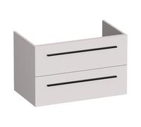 BRAUER Trust meuble sous lavabo 80 excl. poignées à poser 2 tiroirs softclose et 1 découpe pour le siphon - mat sable OK-TR80MS