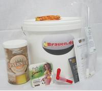 Braufässchen Kit de brassage Premium Pilsner - Pilsener sourcils (10 L) vous-même - Idéal pour kit de brassage débutants ou comme cadeau bière, Brau Instructions inclus