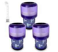 Braumers Lot de 3 filtres pour aspirateur - Compatible avec Dyson V11 Torque Drive, V11 Animal, V11 Complete, V11 Extra, V15 Detect Vacuums - Comparé à la pièce 970013-02