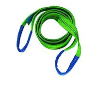 Braun 20022HB Sangle de Levage avec Boucles renforcées, capacité de Charge 2000 kg Vert 2 m