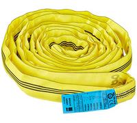 Braun 30061RS Câble de traction avec gaine en polyester, capacité de charge 3000 kg Jaune 6 m/longueur utile 3 m
