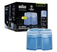 Cartouche de nettoyage - BRAUN - CCR8-LOTION 3in1 ShaverCare - Pour station SmartCare - Pack de 8