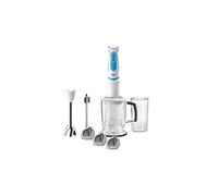 Braun 4191-MQ5260WHBL Mixeur plongeant, 1000 W, avec bol de mixage, fonction Turbo, Blanc bleu