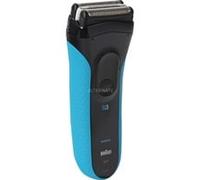 Braun Series 3 3010 Wet & Dry Rasoir à grille Tondeuse Noir, Bleu