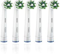 Braun 4210201316510 Crossaction Lot De 5 Têtes De Rechange Avec Poils Cleanmax[Z826]