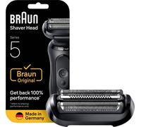 Braun Tête De Rasoir Electrique Homme Series 5 54B Originale, Remplacement De La Grille pour Rasage De Près, Lames Flexibles, Elément De Rechange Officiel pour Rasoirs 50, 51, 52