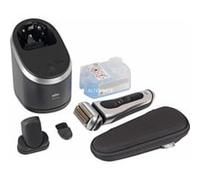 Braun Series 9 PRO+ 9597cc, Rasoir Électrique Pour Homme, Système 2-En-1 Avec Tête De Massage ProComfort Pour Pré-Rasage, Station SmartCare, Étanche, 60 Min D'autonomie, Fabriqué En Allemagne, Argent