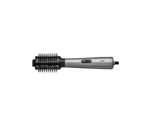 Braun AS 4.3 Brosse Soufflante Air Chaud 1000W Noir/Argent, 3 Réglages, Embout Concentrateur, Câble 2.2m, Alimentation Secteur - Réf. BRAS430E